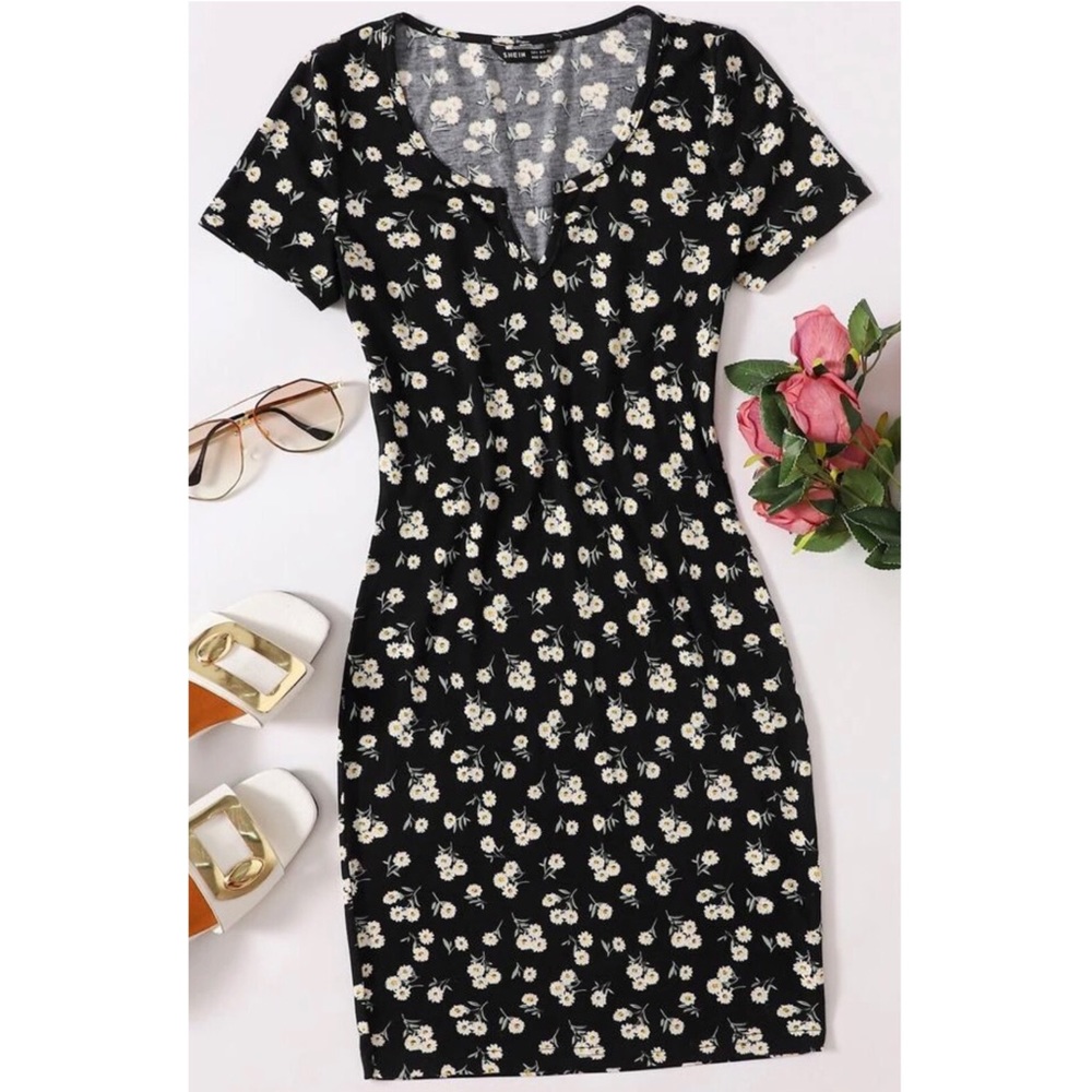 Floral Bodycon Dress